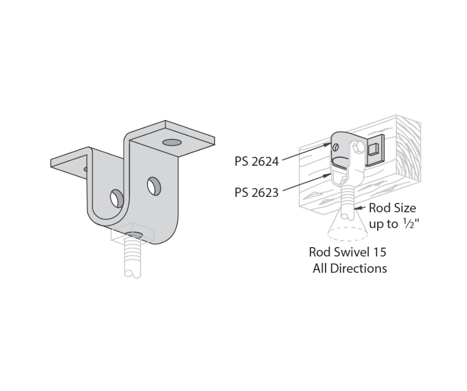 2624 Wood Beam Hanger Power Utility Products Co Fast Shipping